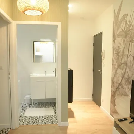 Apartment T2 Avec Verriere Situe En Hyper Centre Avec Wifi, Linge, Draps, Savons Et Serviettes Fournis Cognac